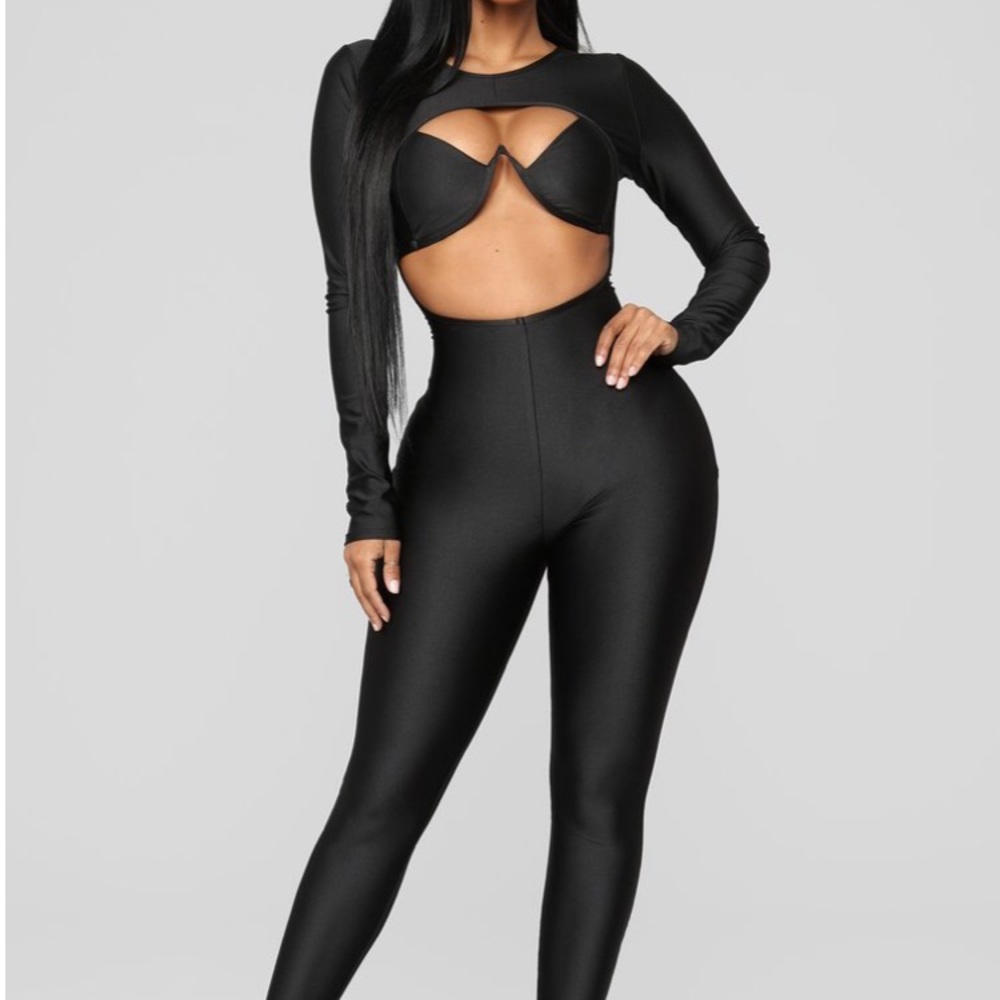 Black jumpsuit